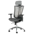 Дирексторски стол ЛУСИЯ- сив цвят, меш, мрежа