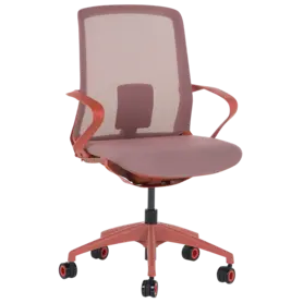 Работен стол Ирини -червен, снимка отпред