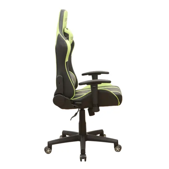 Геймърски стол ТИТАН-снимка отстрани, редулируеми подлакътници