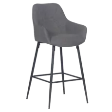 Бар стол Вики-сив цвят