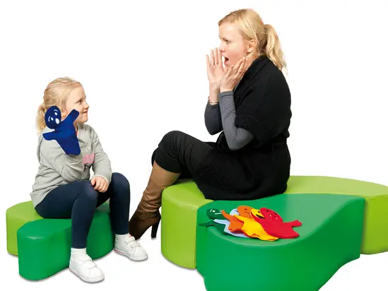 Комплект 6 кукли за ръка Емоции