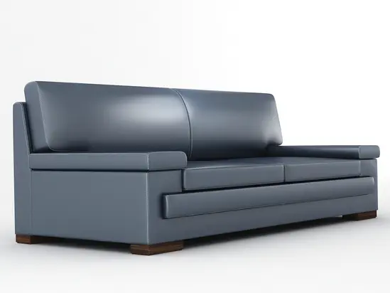 Диван триместен ЧАТАЛДЖА O 218 - сниман отляво, сив на цвят