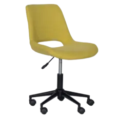 Детски стол ТИА- жълт цвят, снимка отстрани