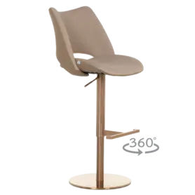 Бар стол МАРГИ- цвят капучино