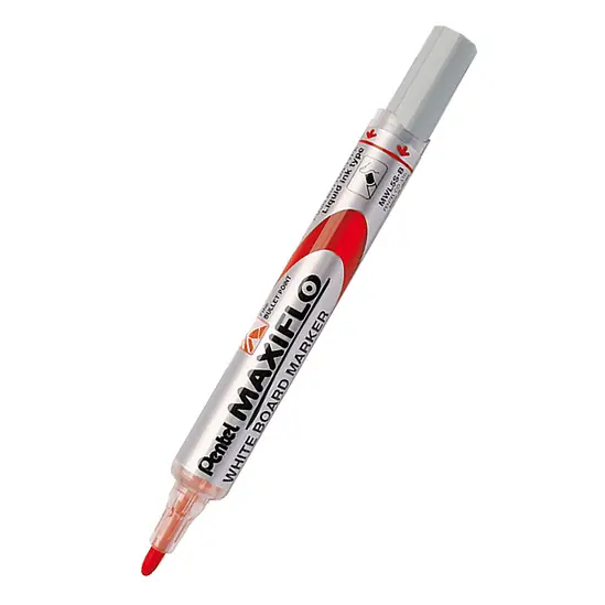 Маркер за бяла дъска Pentel Maxiflo 4.0 мм червен