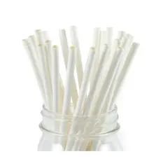 Сламки Ф8 хартиени 100 бр.