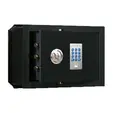 Метален сейф UNS 706 - черен, отворен, с ел.заключване