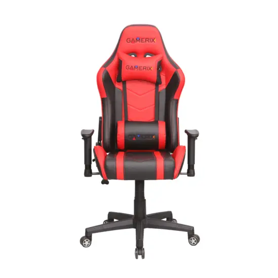 Геймърски стол ТИТАН-червен цвят, ергономичен