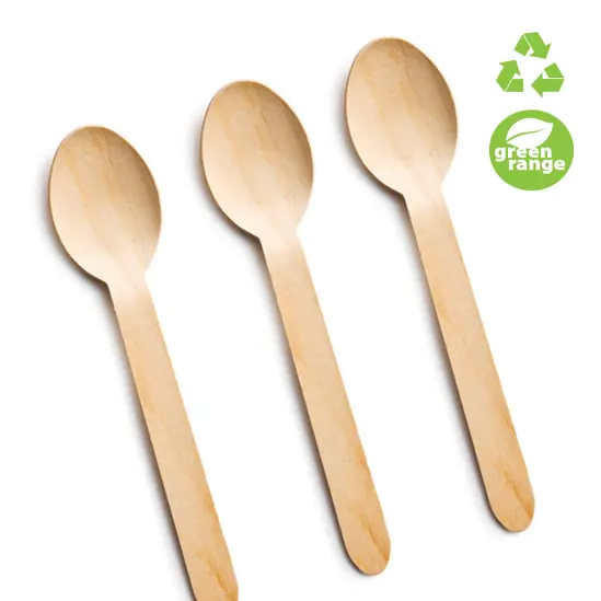 Дървени лъжици 50 бр