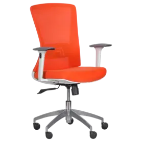 Работен стол ДЕЯН- оранжев, ергономичен, реулируем