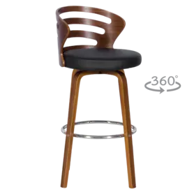 Бар стол АЛИС- Въртене на 360°