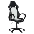 Геймърски стол ИВАЙЛО- в два цвята, бял-черен