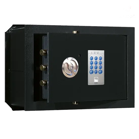 Сейф за вграждане UNS 706B – отворен изглед отпред