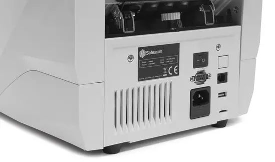 Банкнотоброячна машина Safescan 2465 S- бутон за включване и изключване