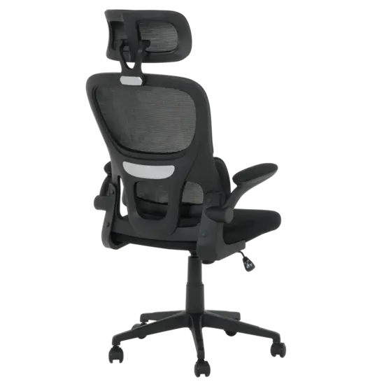 Директорски стол АТИЛА-сниман отзад, черна рамка