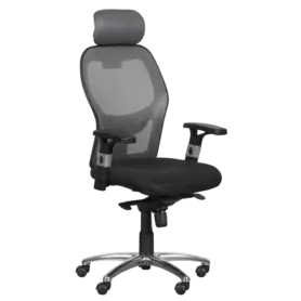 Директорски стол ВАЛЕРИ- снимка отстрани, дамаска