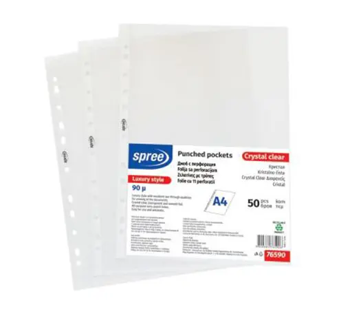 Джоб за документи А4 кристал 90 микр  50 бр