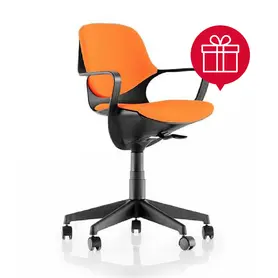 Детски стол KIDDY оранжев- с подарък