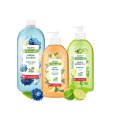 Комплект Хигиена Aroma – течен сапун Aroma 500 мл и пълнители 900 мл