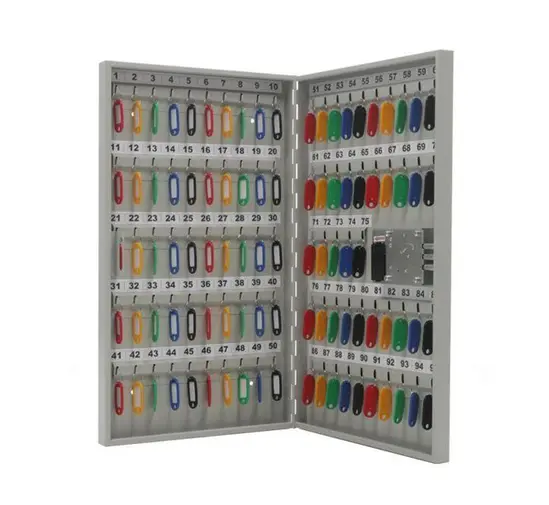 Табло за ключове EL 95 броя - сиво, отворено, с 95 ключа вътре