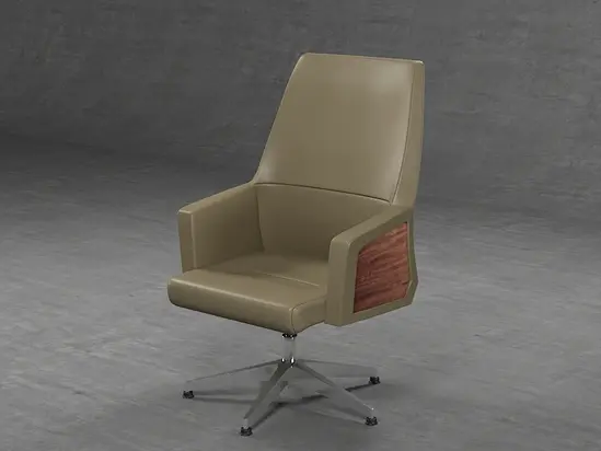 Посетителски стол КАЙМАКЧАЛАН LND 03- широка седалка и облегалка