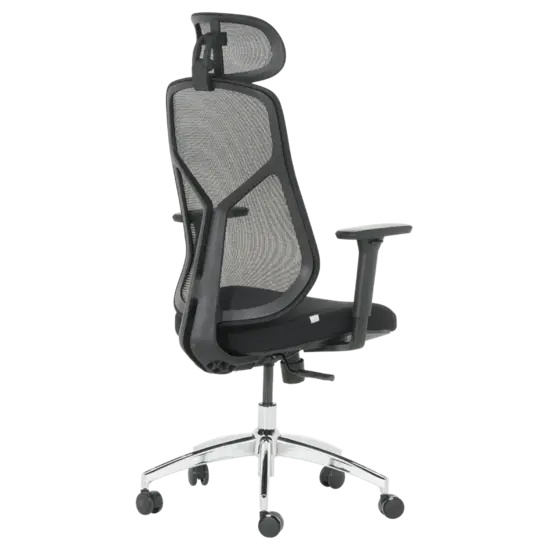 Директорски стол ЙОАН- черен полипропилен