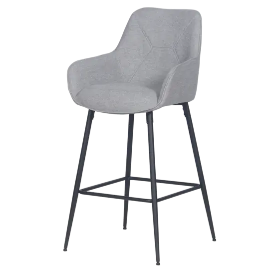 Бар стол Вики-светлосив