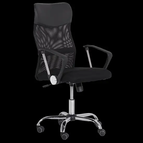 Президентски стол ГЪЛЪБИН- снимка отпред, черен цвятА