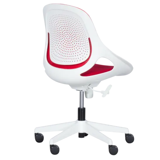 Детски стол БЕТИ - снимка отзад, бял гръб