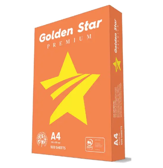 Копирна хартия GOLDEN STAR PREMIUM A4 един пакет