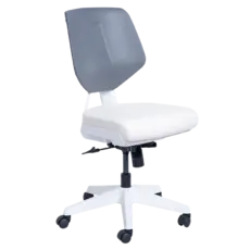 Работен стол ГЕРАНА- снимка отпред, бяла кръстачка