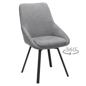 Трапезен стол ЕВЕЛ-сив