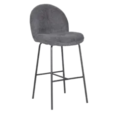 Бар стол РАЛИ- сив цвят дамаска