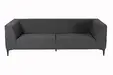 Триместен диван КАРДАМ ROTA 03- сниман в профил, сив