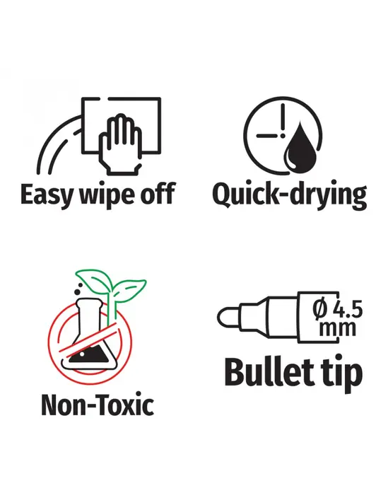 Пиктограми за маркери за бяла дъска