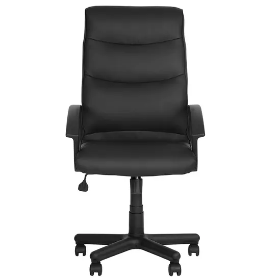 Директорски стол ФИЛИП -естествена кожа, снимка отпред