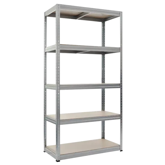 Метален стелаж 180x90x45 см - 5 рафта, цинк