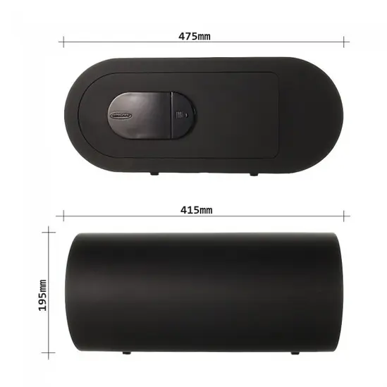 Метален сейф UNS VS - сниман с размерите му