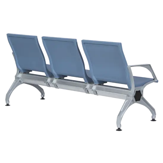 Посетителска пейка BTL- снимка отзад, 3 места