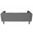 Диван триместен КОНУШ RBN 03 - сниман в гръб, сив на цвят