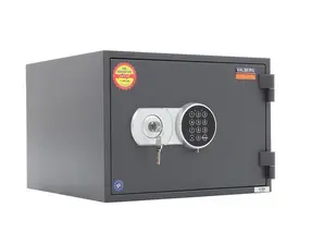 Метален сейф FRS PMT 32 - сив, затворен, сниман отпред, ел. заключване