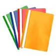 Папки PVC с универсална перфорация в жълто, червено, синьо и зелено