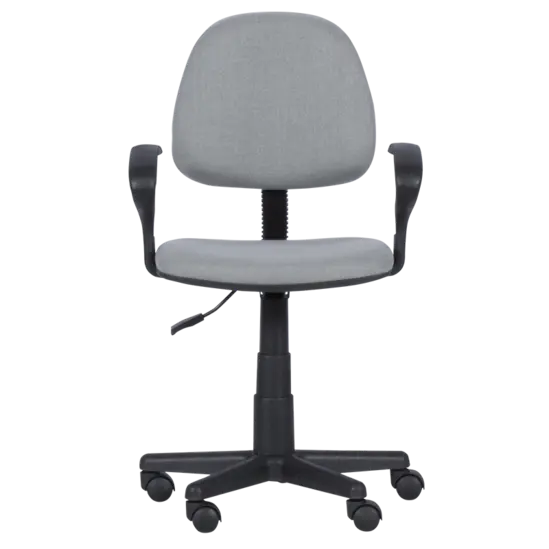 Детски стол ЛИЛИ - черна база, сив цвят