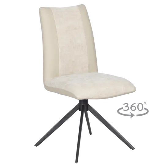 Трапезен стол ИРИНА- цвят шампанско