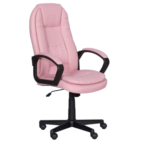 Директорски стол ЯСЕР- розова еко кожа