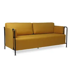 Диван триместен АРДА UNO 03 - сниман отпред, жълт на цвят