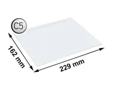 Плик за куриерски пратки С5 162х229 полиестер 50 бр