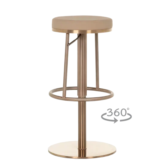 Бар стол ЧЕСТЪР-въртене на 360 градуса