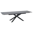 Трапезна маса ЛЕОНОРА разтегателна- черен цвят крака