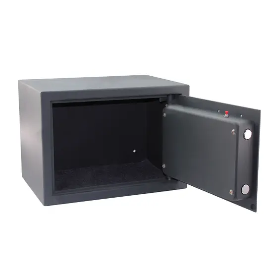 Отворен метален сейф PMT 25 - празен отвътре